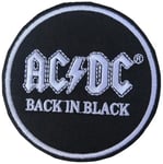 Back In Black Circle (7,8 cm)