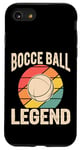 Coque pour iPhone SE (2020) / 7 / 8 Boule de pétanque vintage Legend Retro Sports