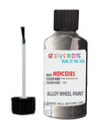 Alloy Wheel Repair Touch up Paint KIT Curbing Scratch CHIP Silver Black Gold (Amg Imola Grau 756 Mercedes)