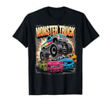 Monster Truck Crushing Cars Tee for Monster Truck Lovers T-Shirt