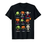 Adorable Halloween Characters Kids Costumes Party T-Shirt