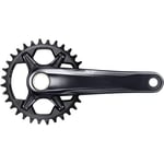 Shimano XT M8100 Single 12 Speed Chainset With Chainring - Dark Grey / 30 175mm