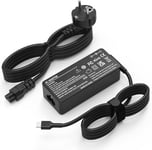 65W Usb C Chargeur Pour Lenovo Thinkpad T480 T480S T490 T490S T495 T495S T580 T580S T590, X280 X380 X390 X395, Thinkpad Yoga C740 C930 C940, E485 E580 E585 E590 E595, L580 L380 L390 L480 L490 L590