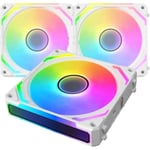 Lot De 3 Ventilateurs De Boitier Xigmatek Starlink Ultra Rgb (blanc)