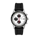 Fossil Men's Analog Quartz Watch with Silicone Strap FS6087