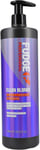 Fudge Professional Original Clean Blonde Shampoo, Bulk Size, Purple Toning for B