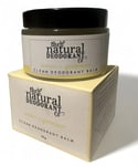 The Natural Deodorant Co Clean Deodorant Balm Lemon & Geranium 55g IMPERFECT BOX