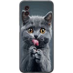 Samsung Galaxy Xcover6 Pro Genomskinligt Skal Katt