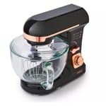 Tower T12033RG 3-in-1 5L Stand Mixer with 6 Speeds & Pulse Setting,Rose Gold