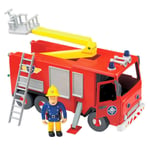 Fireman Sam Friction Action JUPITER FIRE ENGINE With Sam FIGURE ** BOXED **