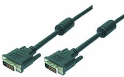 Logilink 2M Dvi-D, 2 M, Dvi-D, Dvi-D, Hanstik, Hanstik, Sortera