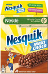 Nesquik Maxi Choco Cereal Chocolate Milk Bar Nestle' 6x25gr