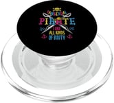 Pansexual Pirate I Like All Kinds Of Booty LGBTQ Month Pans PopSockets PopGrip for MagSafe