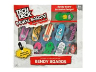 Coffret Tech Deck Bendy Boards : 10 Finger Skate - Planches caoutchouc, flexible