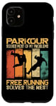 iPhone 11 Parkour Free Running Traceur Vintage Retro Parkour Solves Case