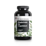 Magnésium Bisglycinate – 300 mg de magnésium élémentaire/dose journalière – 180 gélules, soit une provision de 2 mois – magnesium chélaté – doux pour l’estomac, végane, hautement dosé