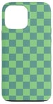 iPhone 13 Pro Max Checkered Green Checkerboard Case