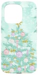 iPhone 15 Pro Pastel Green Mint Christmas Tree Ornaments Decoration Winter Case