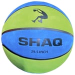 Shaq Performance Rubber Size 7 Basketball - Blue/ Yellow Blue