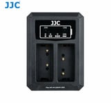 JJC DCH-NPW126 USB Dual Battery Charger for Fujifilm NP-W126/NP-W126S  B-NPW126