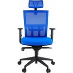 Maxxhome - Luxe Mesh Ergonomic Office Chair - Haut de gamme - Bleu