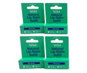 Wild Natural Lip Balm Refill Original 4.5g x 4 units