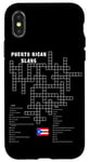 iPhone X/XS Puerto Rican Slang Crossword Puzzle Fun Case