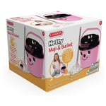 Casdon Little Helper Hetty Branded Mop Bucket Cleaning Toy With Loop Handle Pink