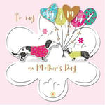 Mother's Day Card - Mummy - Dachshund Dog - 3D Talking Pictures Luxury NEW