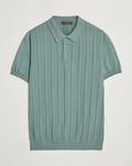 Oscar Jacobson Barto Structured Cotton Polo Light Green