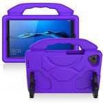 Purple Eva Case On Yhteensopiva Huawei Mediapad M5 8.4 Light Blue:N Kanssa