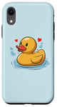 iPhone XR Cute Yellow Rubber Ducky Little Bath Toy Duck Case