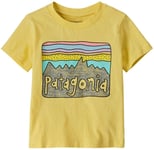 Patagonia Fitz Roy Skies T-Shirt Jrmilled yellow 2 år