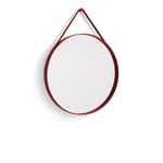 HAY - Strap Mirror No 2 Ø70 - Red