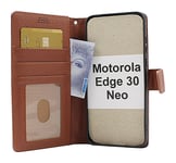 New Standcase Wallet Motorola Edge 30 Neo 5G (Brun)