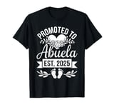 Promoted to Abuela 2025 Mothers Day First Time Mom Pregnancy T-Shirt