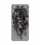 Coque Galaxy S10 PLUS samourai fleur cerisier dragon guerrier