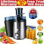 Powerful Juicer Machine Juice Maker Whole Fruit Extractor Centrifugal 500ML Cup