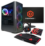 Cyberpower Ryzen 5 16GB 1TB RTX4060 Gaming PC Bundle