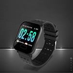 A6 Smart Watch Heart Rate Blood Pressure/oxygen Monitor Fitness Blue