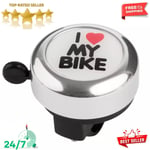 KIDS `I LOVE MY BIKE` BICYCLE BELL Hand Ring Cycle Horn Mountain  Road Safety UK