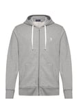 Polo Ralph Lauren Loopback Fleece Full-Zip Hoodie Grå