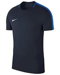 Nike Kids Dry Academy 18 Short Sleeve Top - Obsidian/Royal Blue/White, Medium