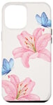 Coque pour iPhone 14 Pro Max Fleurs floraison Tiger Lily Fleurs Esthétique Y2K