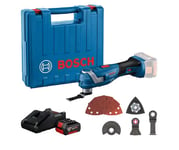 Flerfunktionsverktyg Bosch GOP 185-LI PROFESSIONAL; 18 V; 1x4,0 Ah batt.