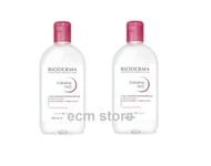 Bioderma Lot 2 Créaline H20 Eau Micellaire Démaquillante Visage Yeux 500ml REAP