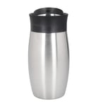 BarCraft Shaker à cocktail en acier inoxydable avec couvercle rabattable, 450 ml, étiqueté