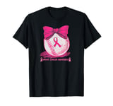 Baseball Player Pink Ribbon Breast Cancer Awareness Costume T-Shirt