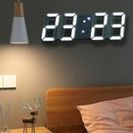 Grande horloge murale électronique à LED 3d (piles non incluses)