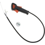 Jardiaffaires - Poignée de gaz avec câble compatible Stihl FS80, FS85 et KM85